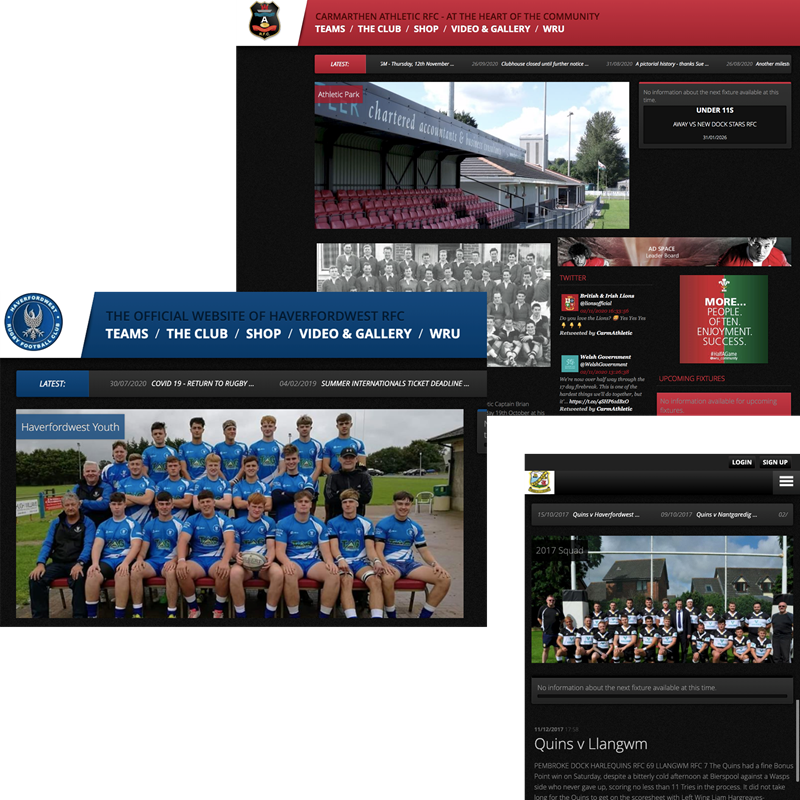 Rugby websites shop